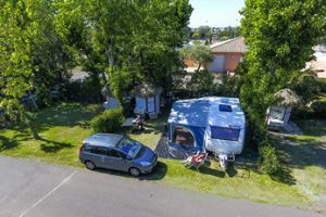 Pitch with private bathroom